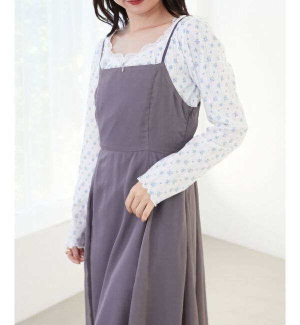 MAJESTICLEGON「シアーレディキャミワンピ」|ワンピース|