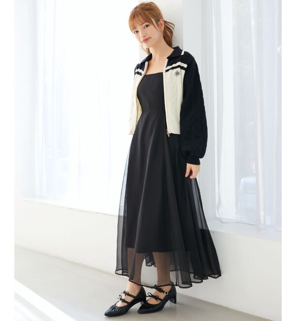 MAJESTICLEGON「シアーレディキャミワンピ」|ワンピース|