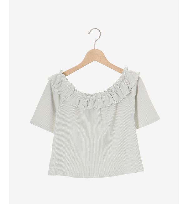  「マルチwayチョーカーフリルトップス」|Tシャツ・カットソー|
