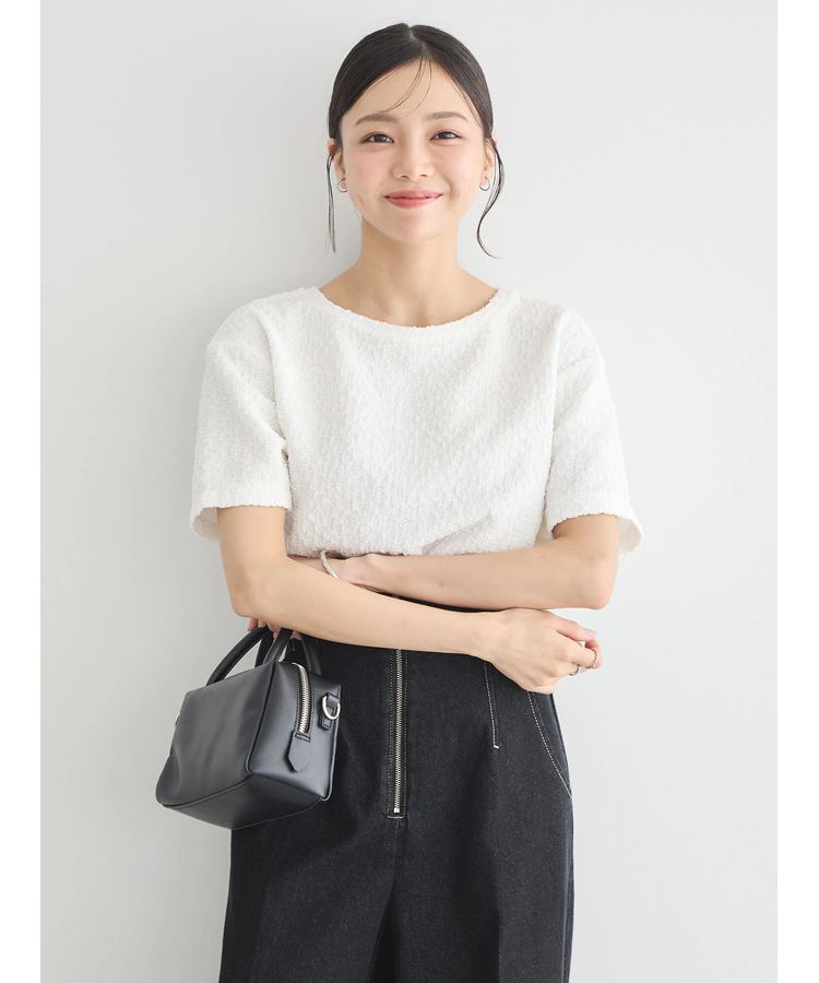 earth music&ecology「ホイップ風ジャガードプルオーバー」|Tシャツ・カットソー|