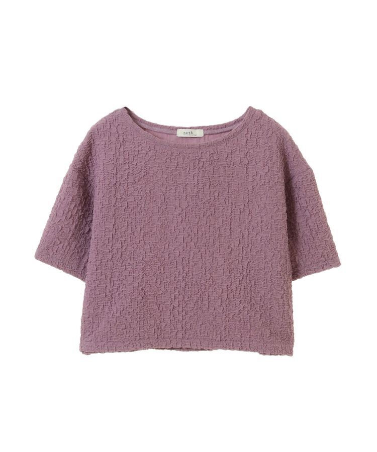 earth music&ecology「ホイップ風ジャガードプルオーバー」|Tシャツ・カットソー|