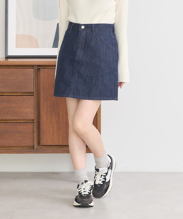 earth music&ecology「Lee&times;e.m.a.eデニムミニスカート」|スカート|