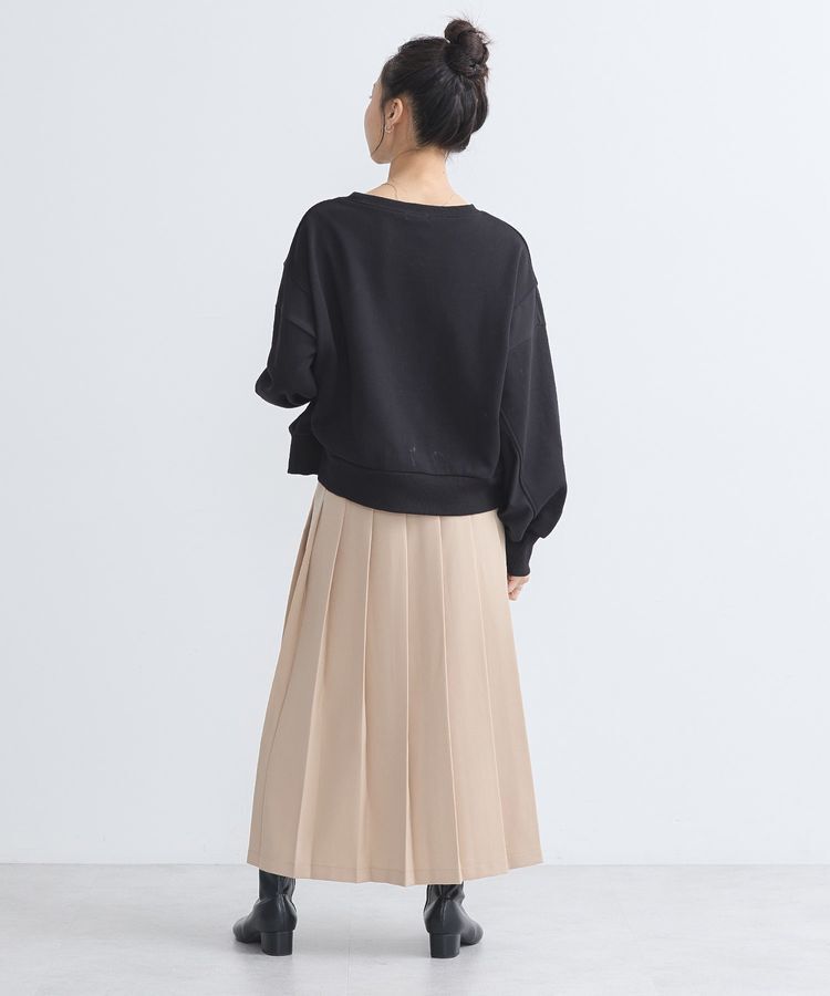 earth music&ecology「異素材ドッキングスウェット」|スウェット・ジャージ|