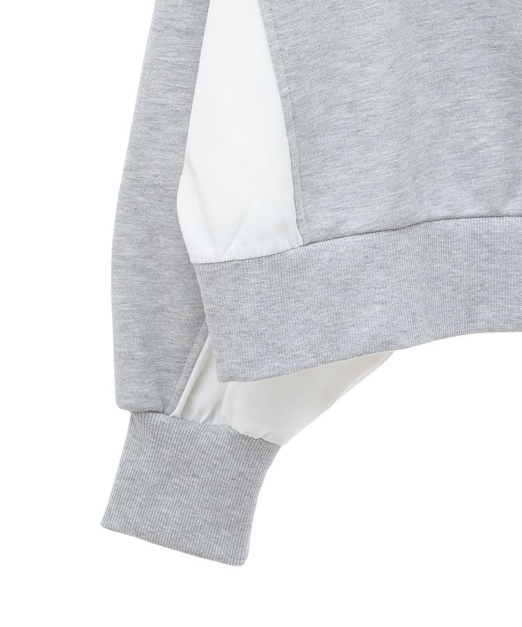 earth music&ecology「異素材ドッキングスウェット」|スウェット・ジャージ|