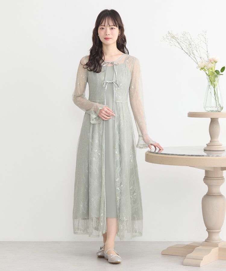 earth music&ecology「SET2点レースワンピース＋キャミワンピース」|ワンピース|Mint