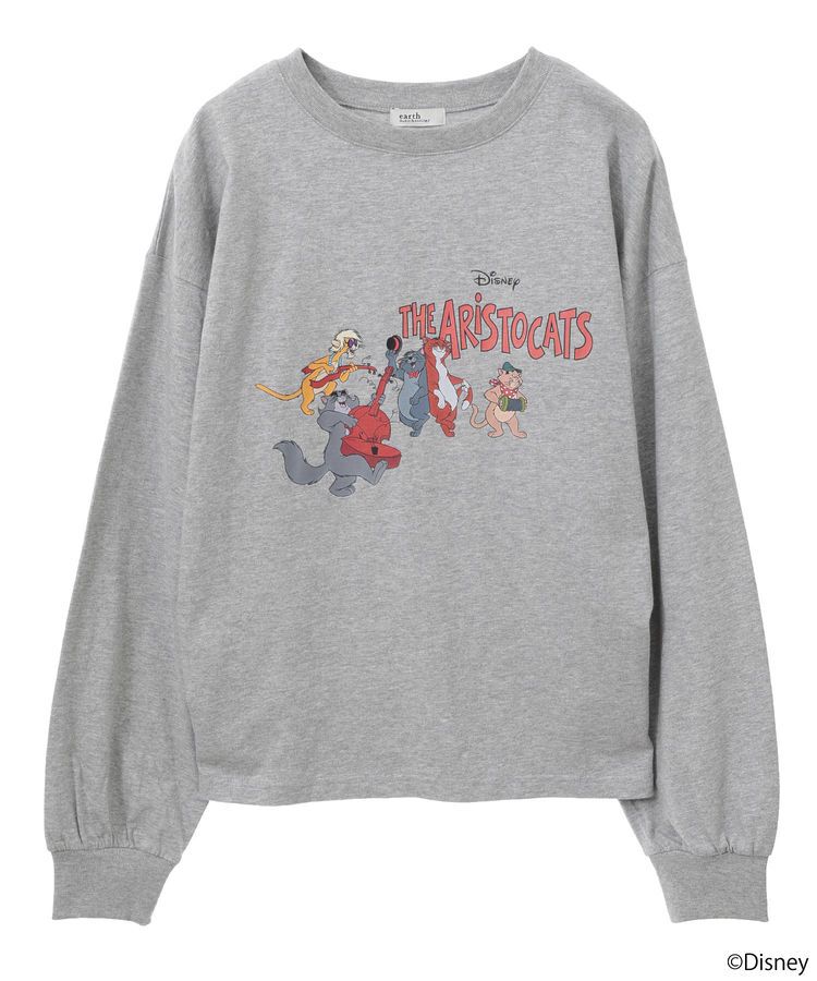 earth music&ecology「Disney/The Aristocats/プリントロンT」|Tシャツ・カットソー|Gray Mixture