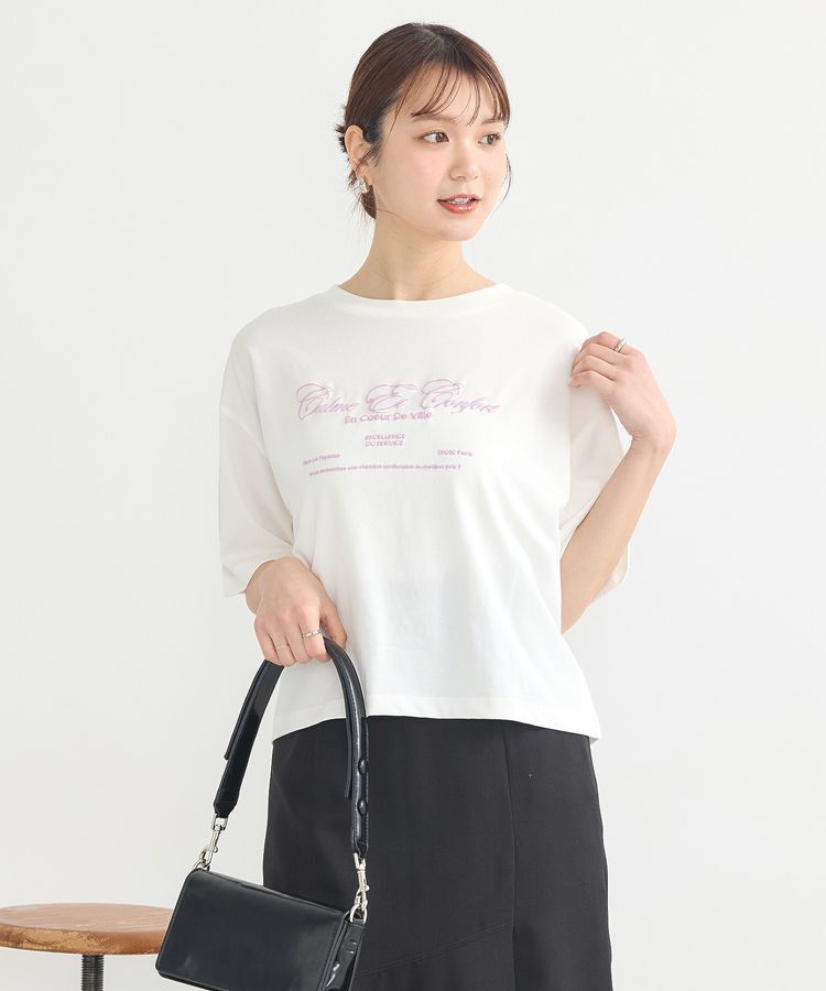 earth music&ecology「Calme Et Confort  ショートT」|Tシャツ・カットソー|