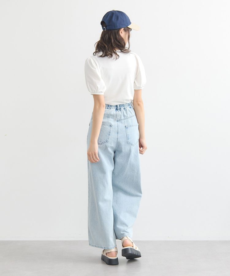 earth music&ecology「フロントタックデニムパンツ」|デニム|