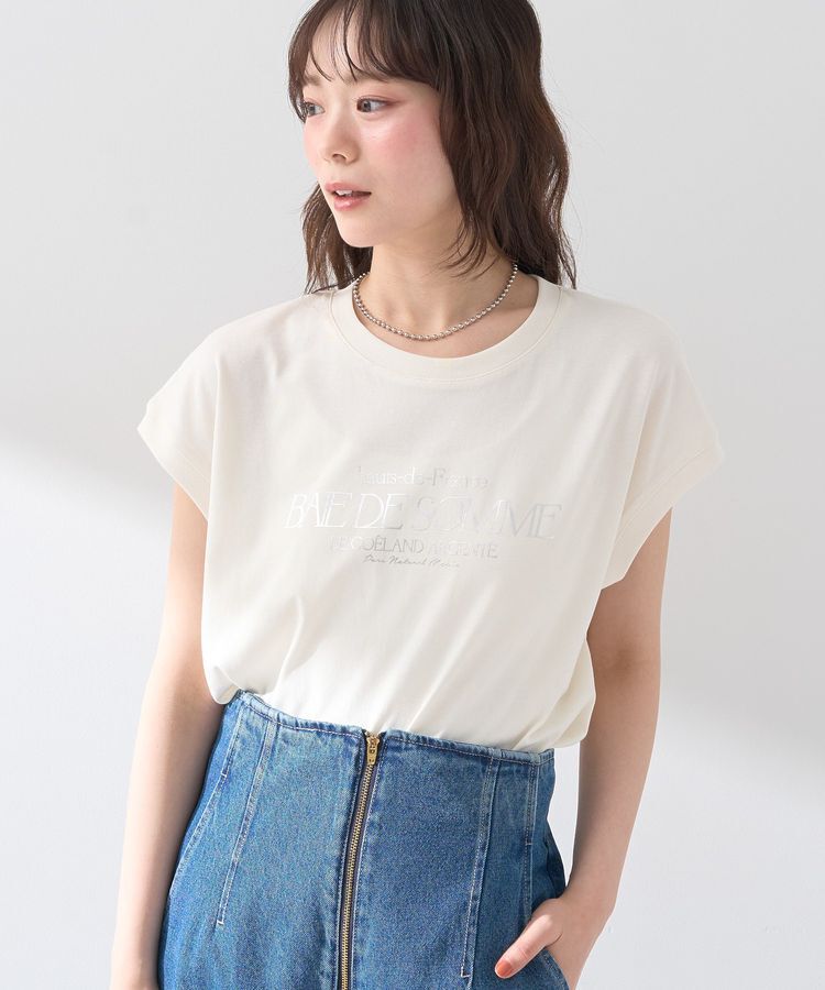 earth music&ecology「Hauts-de-FranceフレンチT」|Tシャツ・カットソー|Off White
