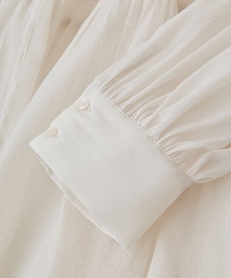 earth music&ecology「フロントリボンシアーチュニック」|シャツ・ブラウス|