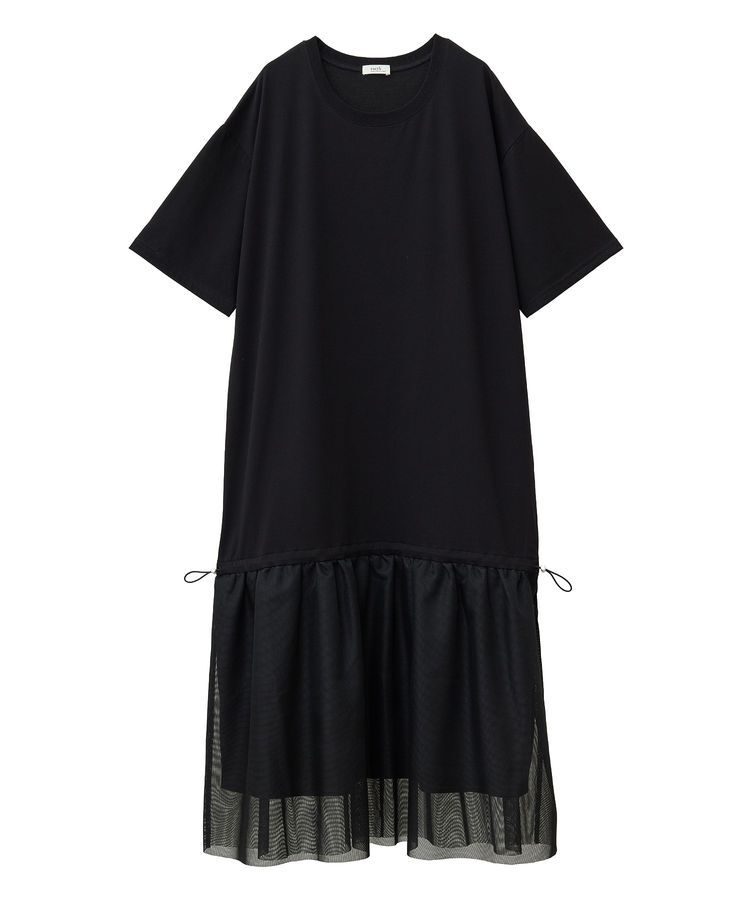 earth music&ecology「メッシュドッキングワンピース」|ワンピース|