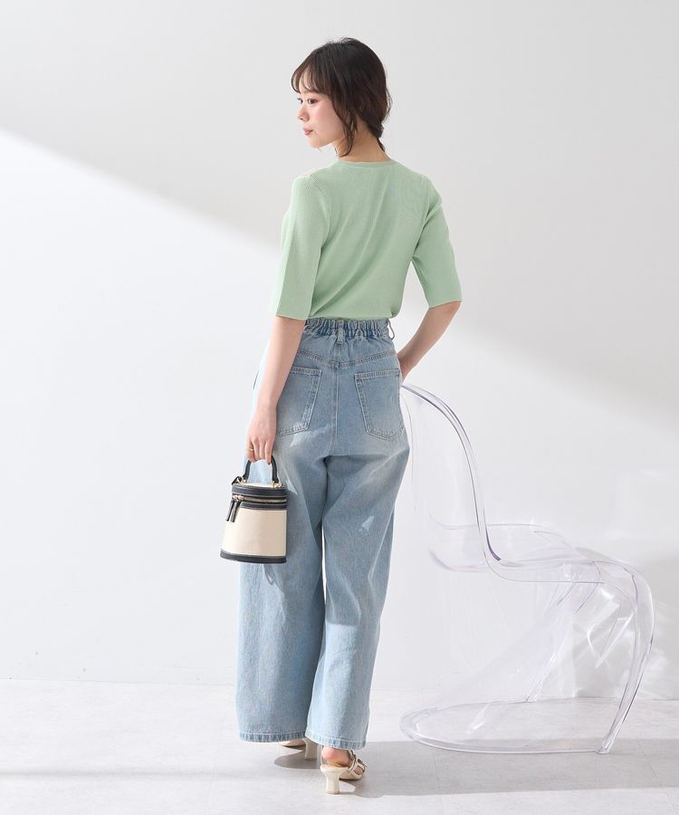 earth music&ecology「シアーヨークニットプルオーバー」|ニット・セーター|