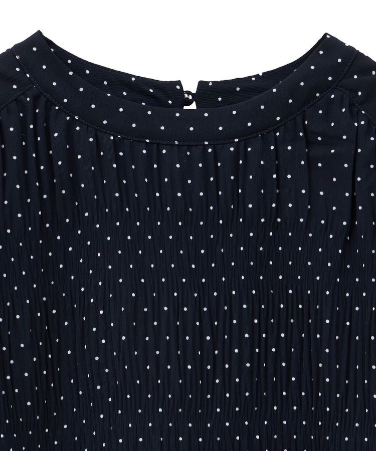 earth music&ecology「マジョリカプリーツ半袖ブラウス」|シャツ・ブラウス|