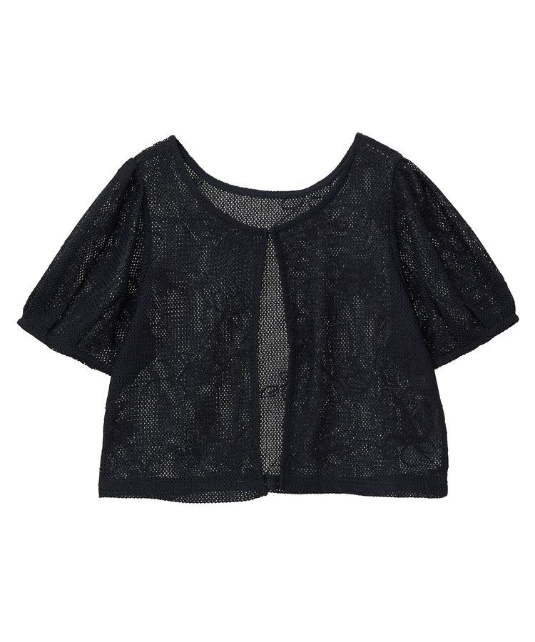 earth music&ecology「フラワーコード刺繍カーディガン」|カーディガン|