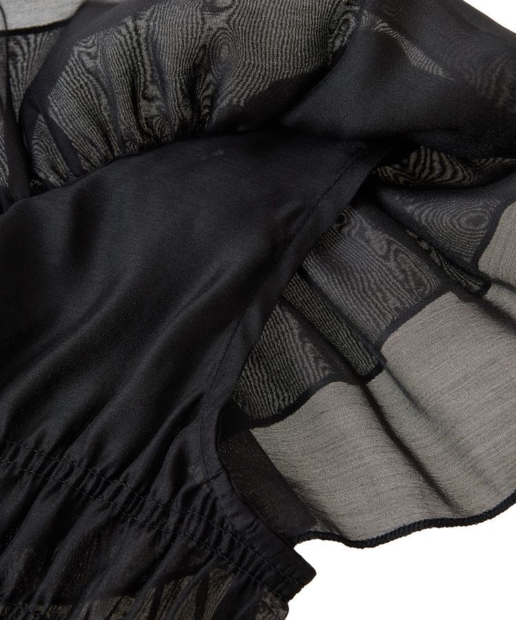 earth music&ecology「ダブルフリルノースリブラウス」|シャツ・ブラウス|