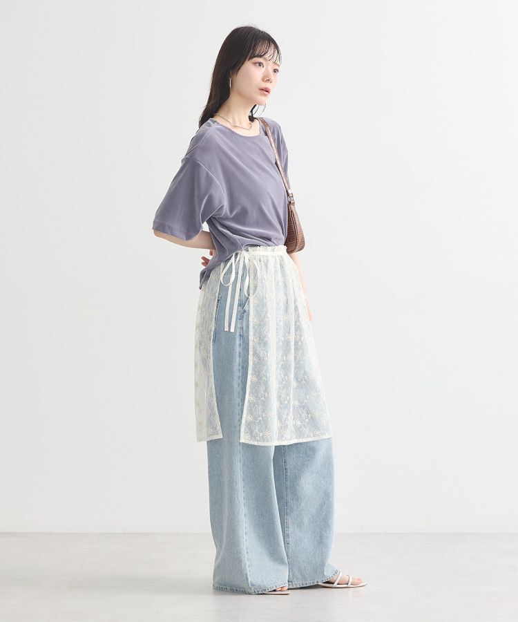 earth music&ecology「シアーベロアTee」|Tシャツ・カットソー|