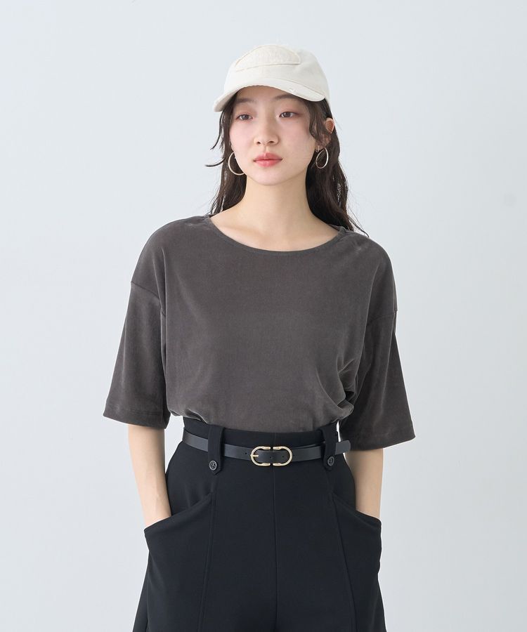 earth music&ecology「シアーベロアTee」|Tシャツ・カットソー|