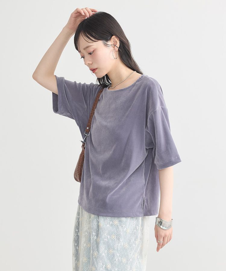 earth music&ecology「シアーベロアTee」|Tシャツ・カットソー|