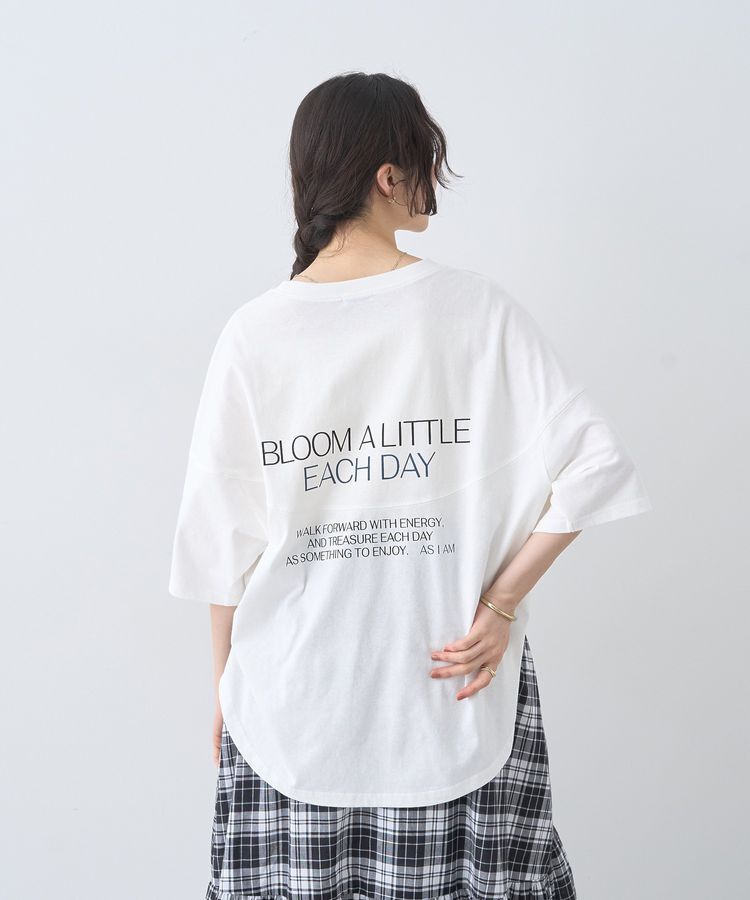 earth music&ecology「ドルマンバックプリントTee」|Tシャツ・カットソー|