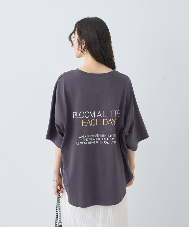 earth music&ecology「ドルマンバックプリントTee」|Tシャツ・カットソー|