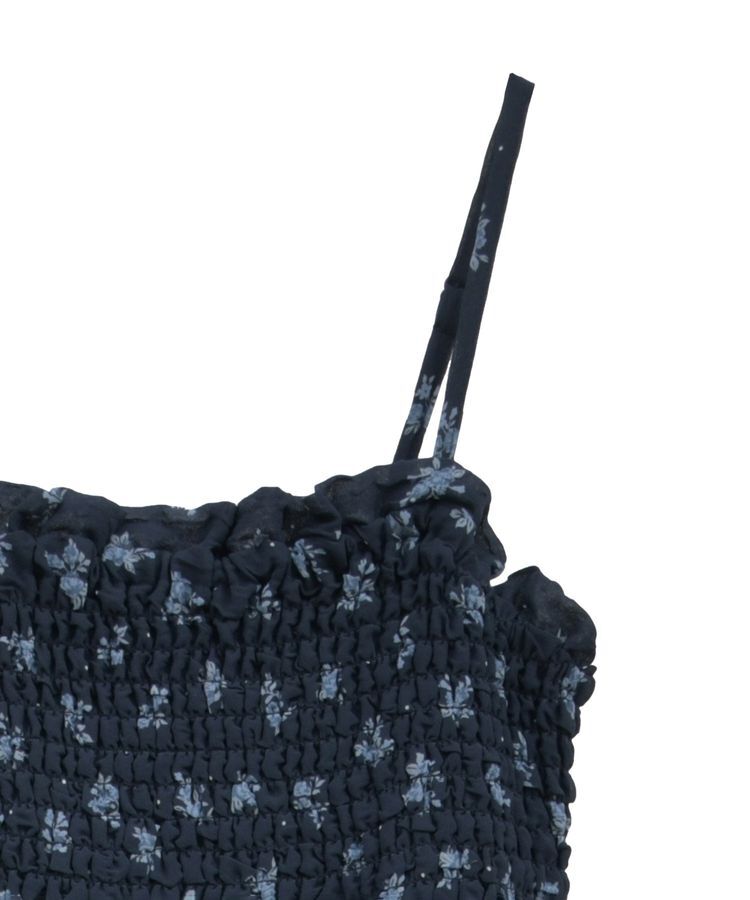 earth music&ecology「花柄シアーポップコーンキャミワンピース」|ワンピース|