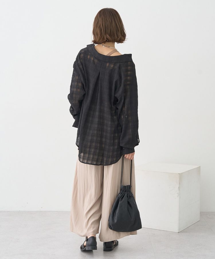 earth music&ecology「配色レイヤードタンクトップ」|キャミソール|