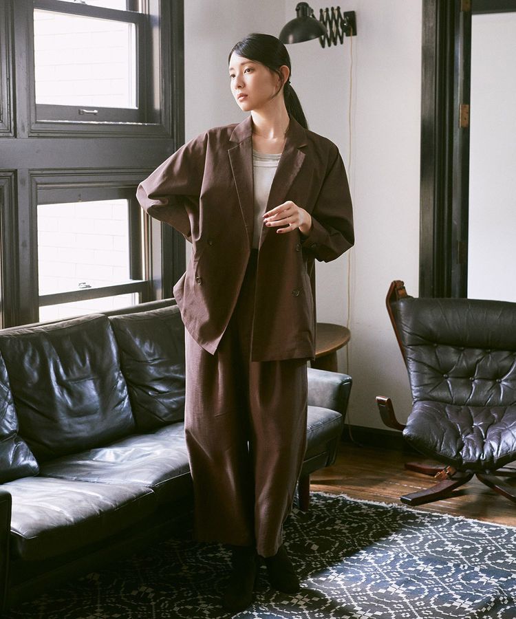 earth music&ecology「配色レイヤードタンクトップ」|キャミソール|