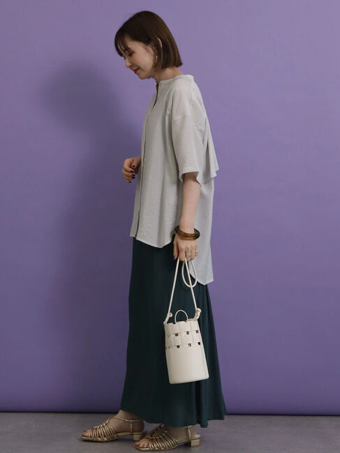  「楊柳バックティアードタイトスカート」|スカート|