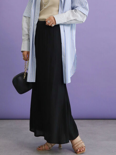  「楊柳バックティアードタイトスカート」|スカート|