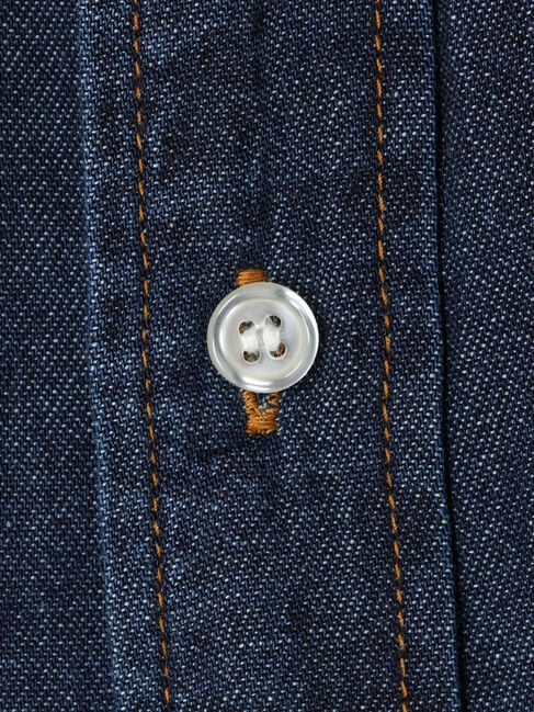  「バックプリントデニムシャツ/Mickey」|シャツ・ブラウス|