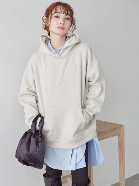  「フワフワ裏起毛パーカースウェット」|Tシャツ・カットソー|