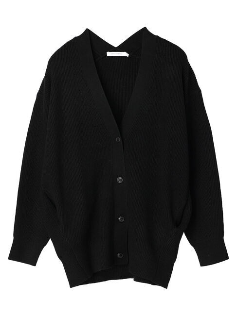  「パチパチしにくいVネック片畦ニットカーディガン」|カーディガン|