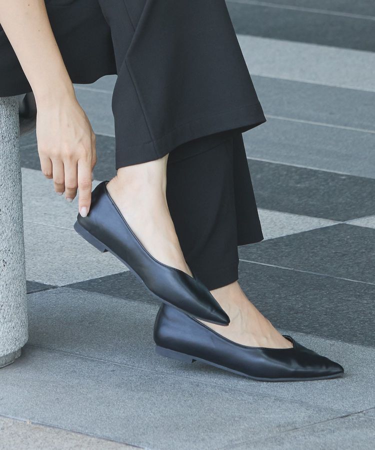 AMERICAN HOLIC「【整履き】ポインテッドトゥパンプス」|パンプス|Black