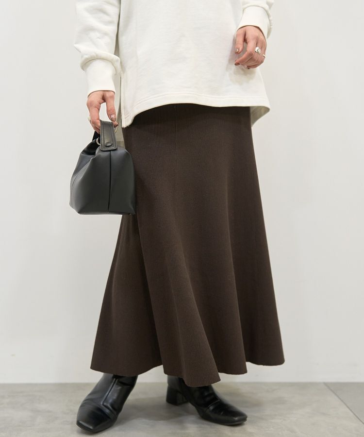 AMERICAN HOLIC「リブマーメイドスカート」|スカート|Brown