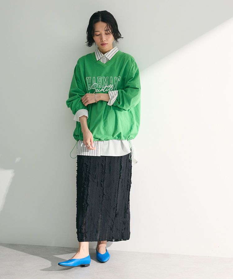 Green Parks「イージーケアストライプシャツ」|シャツ・ブラウス|