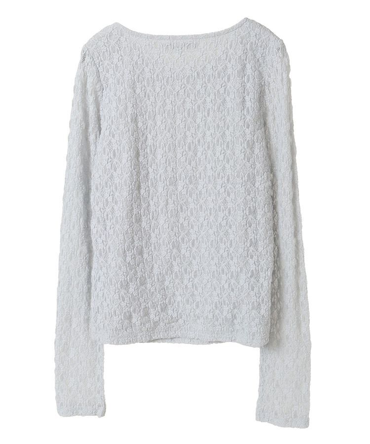 Green Parks「・SUGAR SPOON ドレープレースプルオーバー」|Tシャツ・カットソー|