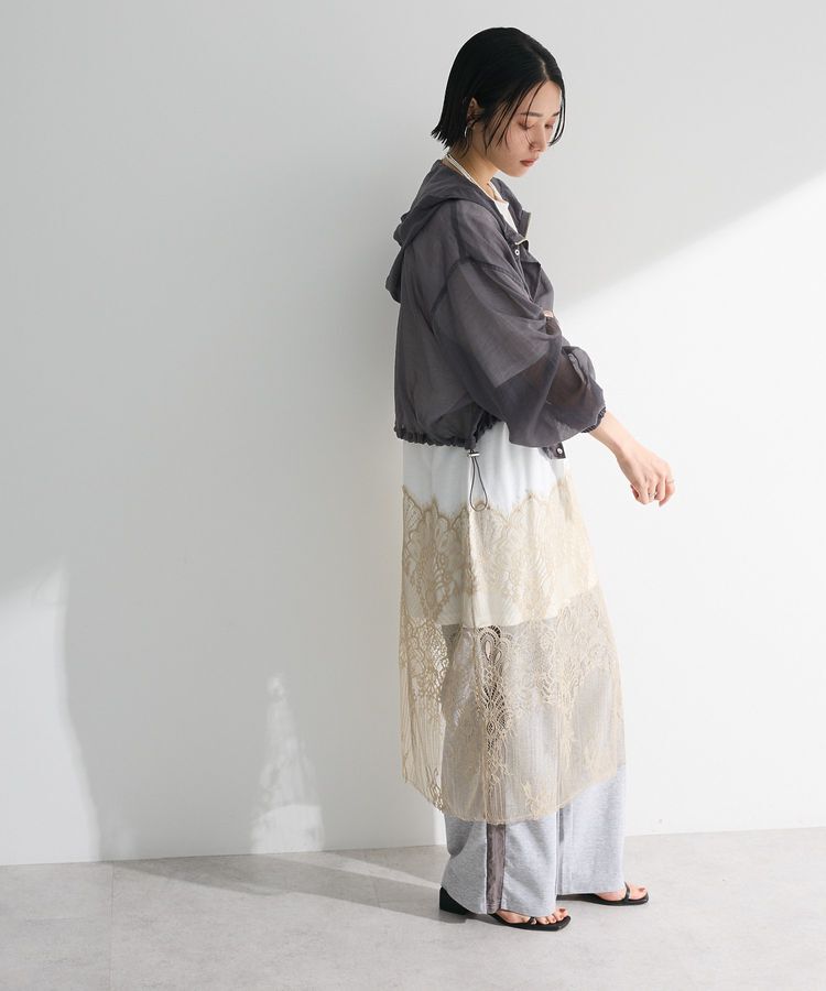 armonia「裾レースドッキングカットロゴチュニック」|ワンピース|