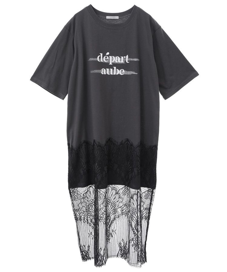 armonia「裾レースドッキングカットロゴチュニック」|ワンピース|