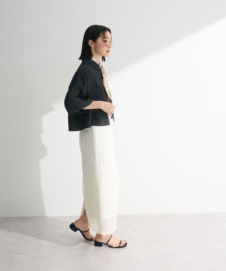 Green Parks「・ELENCARE DUE デニムショートシャツ」|シャツ・ブラウス|