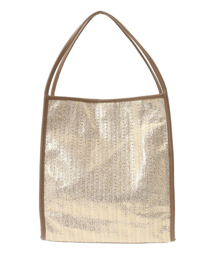 armonia「andmikkaパイピング箔雑材トートバック」|トートバッグ|