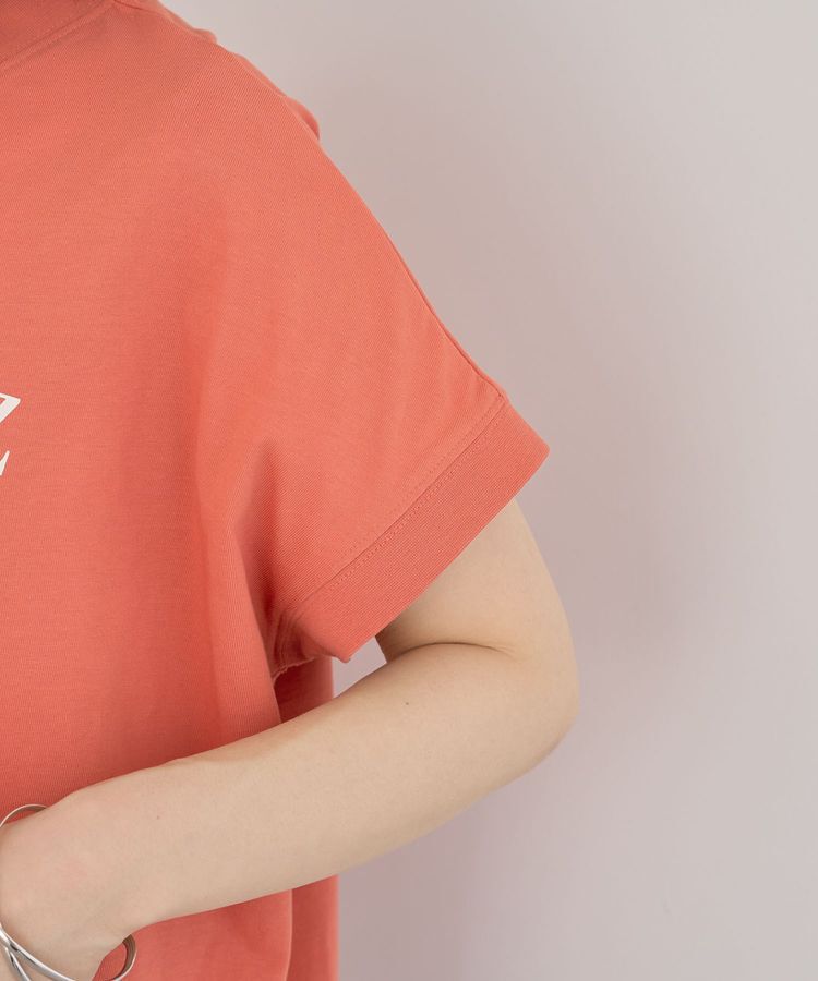 Green Parks「フレンチスリーブ刺繍シンプルロゴプルオーバー」|Tシャツ・カットソー|