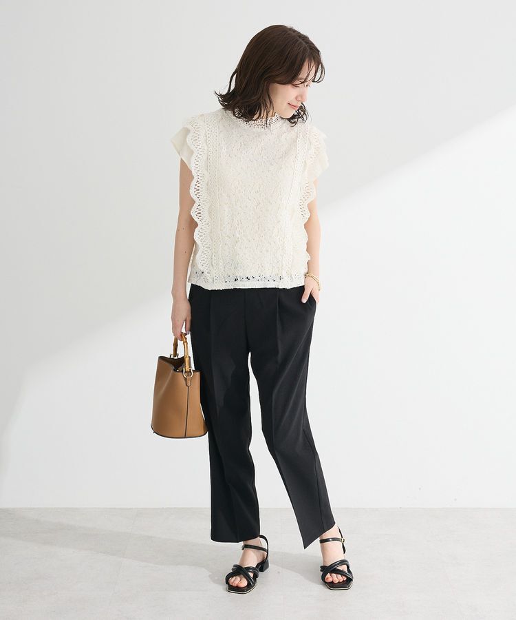 Green Parks「・Petit Fleur フレンチレーシーブラウス」|シャツ・ブラウス|