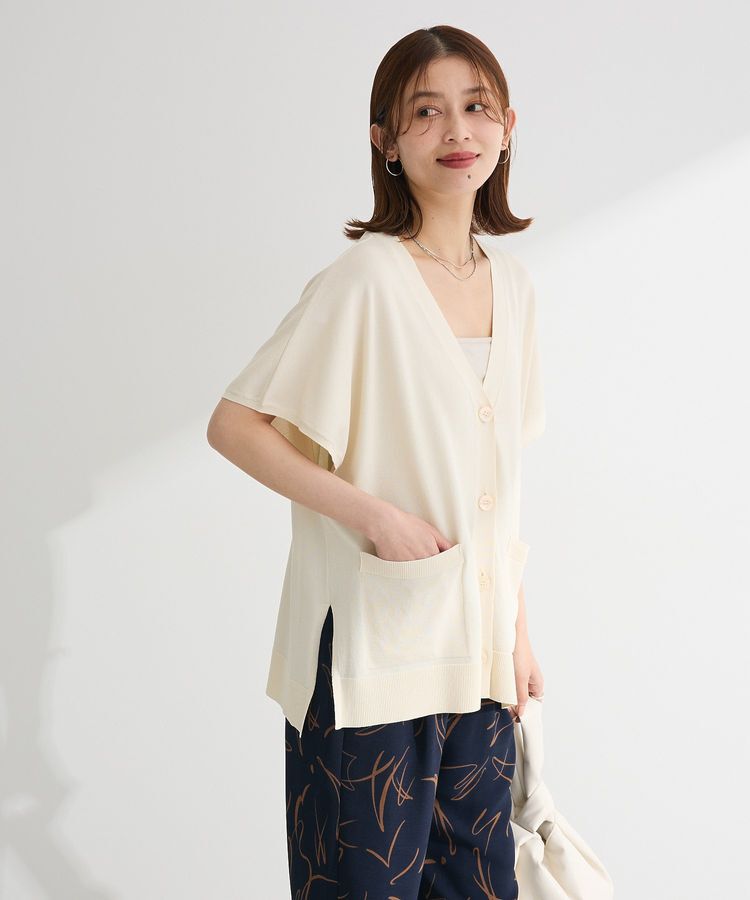 Green Parks「フレンチスリーブカーディガン」|カーディガン|