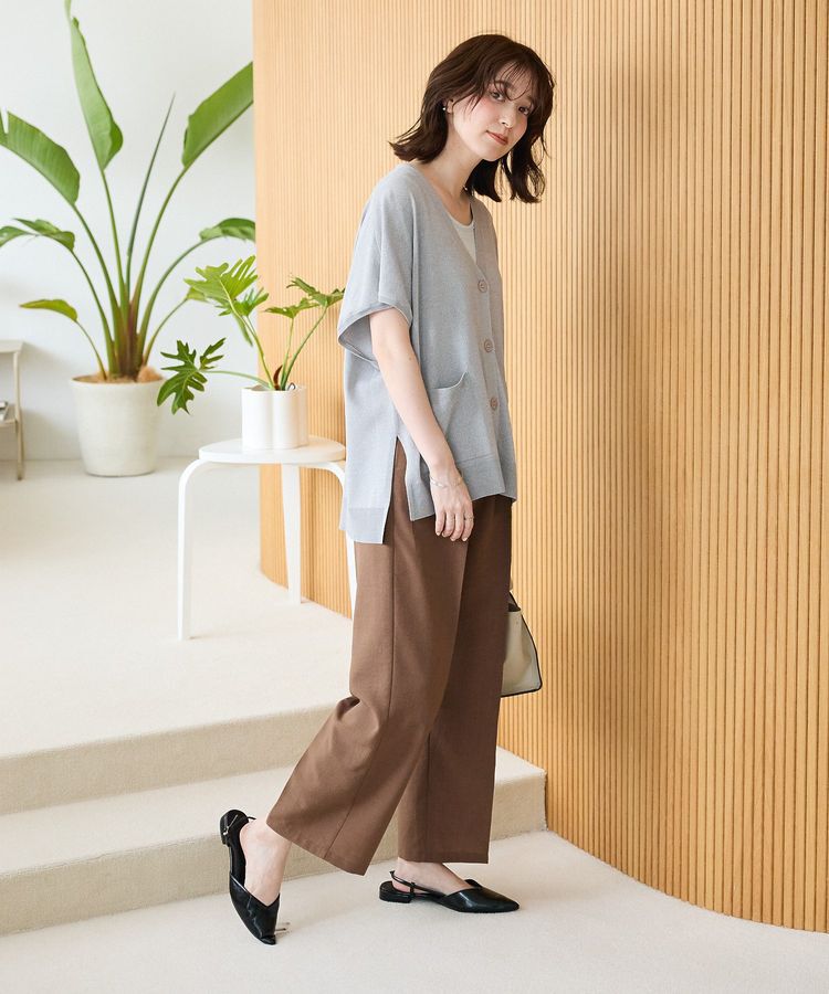 Green Parks「フレンチスリーブカーディガン」|カーディガン|