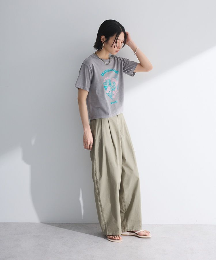 Green Parks「・DOUBLE FLAGS ヴィンテージライクプリントT」|Tシャツ・カットソー|