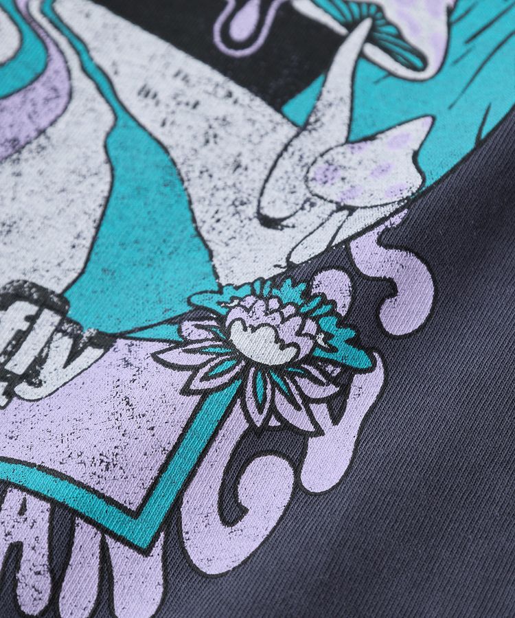 Green Parks「・DOUBLE FLAGS ヴィンテージライクプリントT」|Tシャツ・カットソー|