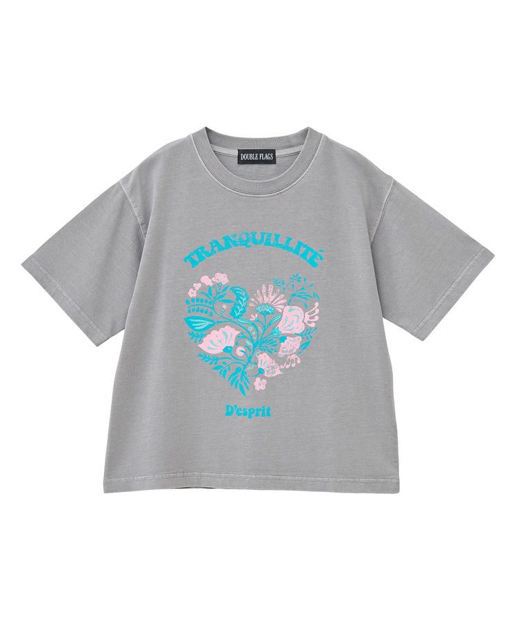 Green Parks「・DOUBLE FLAGS ヴィンテージライクプリントT」|Tシャツ・カットソー|