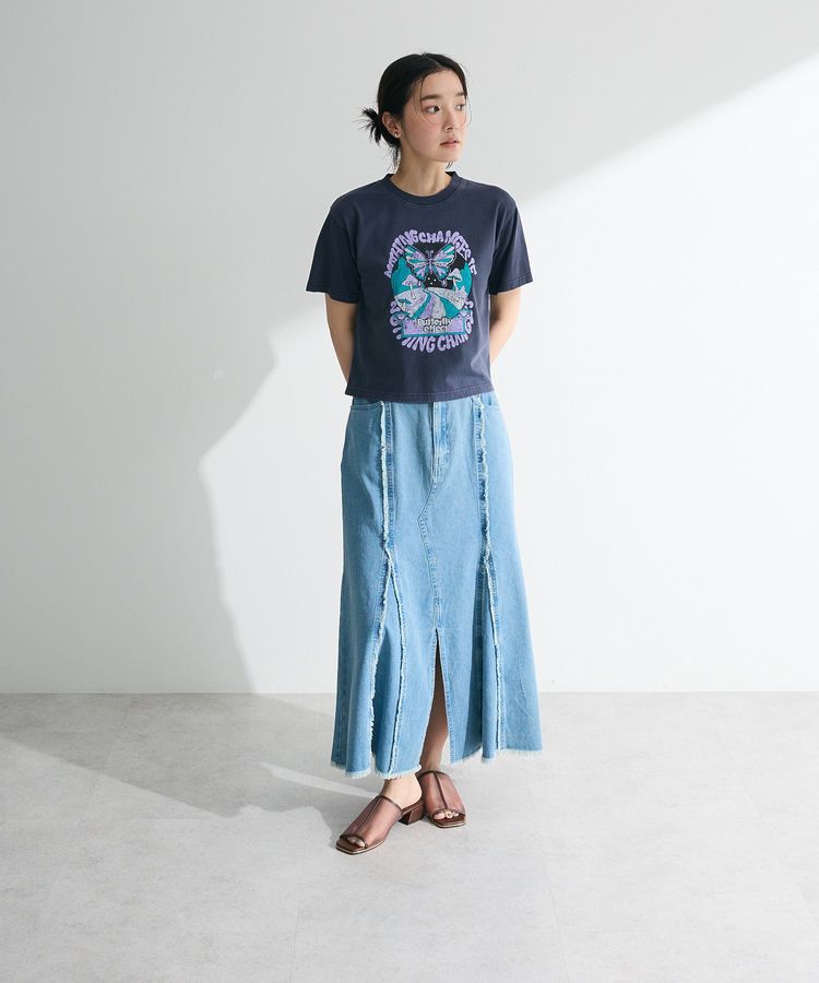 Green Parks「・DOUBLE FLAGS ヴィンテージライクプリントT」|Tシャツ・カットソー|