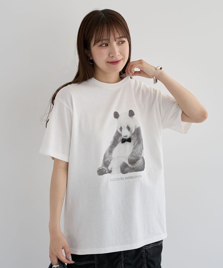 Green Parks「・DOUBLE FLAGS アニマルプリントTEE」|Tシャツ・カットソー|