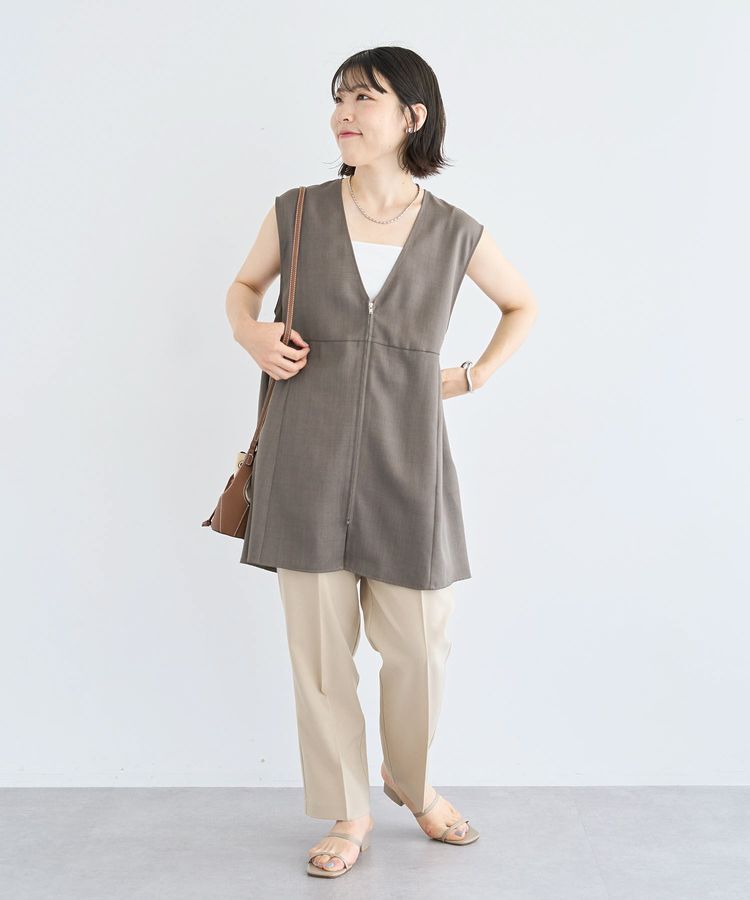 Green Parks「きれいシルエット麻調パンツ(テーパード)」|その他|